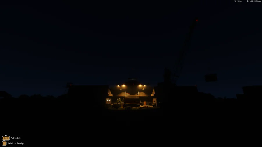 Night-time destination